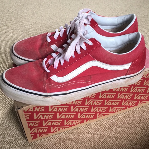 vans old skool crimson